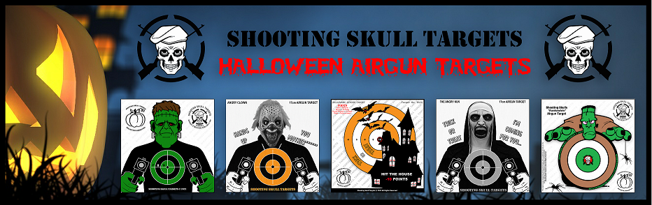 FREE Halloween Airgun Targets - Brand New FREE Printable Airgun Targets by Shooting Skull Targets